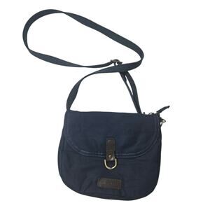 Travelon Anti-Theft Courier Saddle Crossbody‎ Blue RFID NWOT